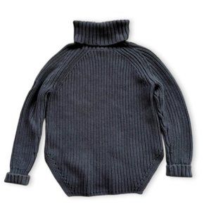 Alp N Rock Women's Simone Sweater Side Slits Turtle Neck Gray Size Small